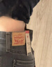 Levi's李維斯女士修身直筒簡約美式復(fù)古時(shí)尚隨搭煙灰色牛仔短褲 煙灰色 26 曬單實(shí)拍圖