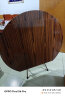 非洲鹰（feizhouying）折叠方圆桌子简易折叠餐桌麻将桌折叠饭桌大圆桌家用折叠桌 棕色1.17米【不锈钢腿】 实拍图