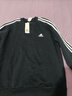 阿迪達斯（adidas）衛衣男圓領(lǐng)三條紋 春秋季加絨保暖針織寬松舒適黑色打底套頭衫 黑色-加絨-秋冬熱推 XL 建議160-180斤 曬單實(shí)拍圖