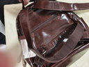 tushky雙肩包女2025新款韓版潮百搭真皮休閑時(shí)尚軟皮旅行包背包新款禮物 棕色 曬單實(shí)拍圖