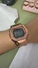 卡西歐（CASIO）手表男G-SHOCK小方銀金塊光能藍牙電波防水多功能電子日韓表禮物 玫瑰金GMW-B5000GD-4 曬單實拍圖