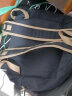 宾拓（BESSTOVV）书包男中学生高中大学生帆布双肩包男港风纯色简约大容量休闲背包 黑色 实拍图