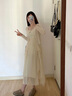 梓洛蘭ZiLuoLan連衣裙女裝2025春夏裝溫柔風(fēng)開衫吊帶顯瘦薄款仙女套裝裙 白色上衣+吊帶裙【兩件套】 M （建議95-105斤） 曬單實拍圖