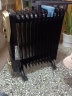 澳柯玛（AUCMA） 电暖器电热油汀取暖器家用电暖气片节能省电静音油丁酊电暖风机 黑+金13片 实拍图