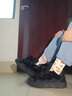 佐館男鞋黑武士德訓板鞋男春秋季新款男女情侶面包鞋厚底增高運動(dòng)鞋 黑武士 42 曬單實(shí)拍圖