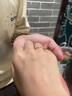 DR結(jié)婚對戒JUSTYOU系列星辰情侶訂婚鉆石戒指男女QM0137/QW0137 單女戒 曬單實拍圖