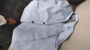 羅蒙男士西裝外套春秋薄款休閑修身西服中年爸爸裝春秋季單西上衣新品 淺藍色18302 170/M 曬單實拍圖