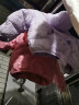 巴拉巴拉童装男童羽绒服小童衣服儿童三防轻薄外套2023款女童潮 粉紫-小猫咪造型-70120 110cm 实拍图