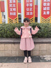 G.DUCKKIDS小黃鴨童裝女童套裝春秋款兒童連衣裙秋冬季小香風(fēng)女寶寶外套裙子 粉色 100碼建議90-100cm3-4歲 曬單實(shí)拍圖