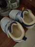 基诺浦（ginoble）学步鞋8-18个月2023冬季男女软底儿童鞋加绒加厚棉鞋GB2138 深蓝/灰蓝色/氙蓝色 125mm 脚长12.5-12.9cm 实拍图