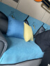钟爱一生刺绣雪尼尔沙发垫套装四季通用沙发罩套巾防滑盖布定制沙发坐垫子 雪尼尔 字母完美-藏蓝色 90*240cm 实拍图
