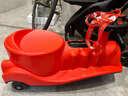 好娃娃（howawa）小火車(chē)兒童扭扭車(chē)萬(wàn)向輪3-6歲搖搖車(chē)溜溜車(chē)妞妞車(chē)寶寶滑行車(chē) 閃光靜音輪 中國紅 曬單實(shí)拍圖