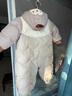 巴拉巴拉嬰兒羽絨服冬季連體衣男女童爬服萌200424120206 曬單實拍圖