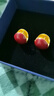 LANSILL 相思紅豆耳環(huán)女生耳釘輕奢高級(jí)感氣質(zhì)耳飾品設(shè)計(jì)感外出百搭網(wǎng)紅時(shí)尚首飾品生日禮物送女友 相思紅豆耳環(huán)E0085 曬單實(shí)拍圖