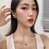 MITHAOL KUSC孔雀石耳釘女香水瓶設(shè)計(jì)輕奢小眾耳飾女款生日禮物送女友高級感 孔雀石耳釘【附近倉次日達(dá)】 情人節(jié)紀(jì)念日生日禮物禮盒套裝 曬單實(shí)拍圖