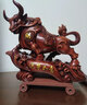 嫣設(shè)計(jì)牛氣沖天招財(cái)牛擺件裝飾品客廳公司喬遷開業(yè)禮物高檔搬家辦公室桌 運(yùn)勢(shì)如意紫檀色大號(hào)：55*22*48cm 曬單實(shí)拍圖