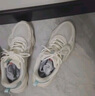 361度女鞋運動鞋夏季網(wǎng)面老爹鞋革面休閑鞋增高戶外鞋舒適復古休閑鞋女 【網(wǎng)紗】羽毛白/淺煙綠 38 曬單實拍圖