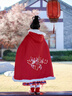 拜年服女童漢服2024新款披風(fēng)斗篷套裝兒童過(guò)年馬面裙新年衣服冬季 2812香檳色-裙子+上衣+披風(fēng)+毛領(lǐng) 130 曬單實(shí)拍圖