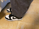 耐克（NIKE）官方DUNK LOW大童運動童鞋復古板鞋熊貓配色CW1590 100白色/黑/白色 36 曬單實拍圖