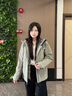 波司登（BOSIDENG）【反季】沖鋒衣鵝絨羽絨服男女情侶同款90絨三合一防風(fēng)防雨外套 樹(shù)籬綠 燕綠色455C S 160/84A 曬單實(shí)拍圖
