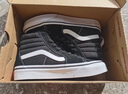 VANS范斯童鞋官方 SK8-Hi黑色親子款中大童板鞋運動(dòng)鞋 黑色 29碼 實(shí)測內長(cháng)18cm 曬單實(shí)拍圖