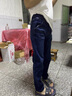 羅蒙商務休閑牛仔褲男士春秋彈力韓版修身顯瘦直筒小腳褲男生長褲子男 359深藍色+3181黑灰色【兩條裝】 常規(guī) 31-2尺4建議125-135斤 曬單實拍圖