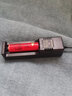 松下（Panasonic）松下18650充電鋰電池3400mah大容量3.7V強光手電筒通用小頭燈 1節(jié)尖頭3400+單槽USB充電器 曬單實拍圖