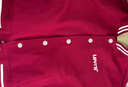 Levi's李維斯童裝【商場(chǎng)同款】秋季新款兒童兩面穿夾克男童棒球服外套 草本紅 150 /72 【建議身高140-152cm】 曬單實(shí)拍圖
