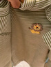 Aengbay昂貝 嬰兒保暖內(nèi)衣套裝德絨高領(lǐng)冬季打底秋衣秋褲寶寶睡衣秋冬 淺綠 100 cm 曬單實(shí)拍圖