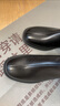 金利來(lái)（goldlion）女鞋瘦瘦靴女秋冬顯瘦通勤短靴粗跟時(shí)裝靴 G608340041黑色36 曬單實(shí)拍圖