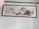 佐羅曼客廳沙發(fā)裝飾畫山水畫辦公室靠山圖背景墻掛畫字畫茶室書房風(fēng)景畫 家和萬(wàn)事興 200×80cm【適合2.5-3米沙發(fā)】 曬單實(shí)拍圖