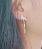Holycat懷里貓s925銀竹節(jié)耳釘女氣質(zhì)高級感中國風(fēng)耳環(huán)小眾耳墜生日禮物送女友 925銀竹節(jié)風(fēng)鈴耳釘【一對】 曬單實(shí)拍圖