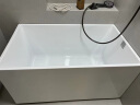 浪鲸（SSWW）卫浴一体成型独立式小户型浴缸家用成人亚克力深泡方形泡澡浴池缸 1.2米独立式浴缸 千城送装 晒单实拍图