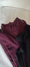 莫代爾 純 棉保暖內衣女半高領(lǐng)純色美體修身秋衣秋褲套裝女士甜美彈力 丁香紫 XL 曬單實(shí)拍圖