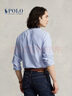 Polo Ralph Lauren 拉夫勞倫男裝 經典版型牛津布襯衫RL11647 400-藍色 S (偏大) 曬單實拍圖