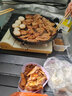 探險者卡式爐烤盤麥飯石烤盤韓式圓形盤燒烤盤鐵板燒煎盤家用烤盤戶外 韓式圓形麥飯石烤盤 曬單實拍圖