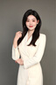 AD新款七分袖杏色連衣裙女商務(wù)通勤裙子主持人上鏡裝OL 連衣裙 S 曬單實(shí)拍圖
