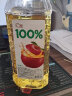 汇源果汁100%苹果汁2000ml*1瓶实惠桶装2L尝鲜装 实拍图