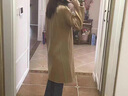 皮爾卡丹（pierre cardin）新國(guó)標(biāo)【女裝】雙面羊絨大衣女中長(zhǎng)款單排扣雙面呢新款羊毛 駝色 S (150) 曬單實(shí)拍圖