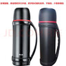 物生物（RELEA）304不銹鋼保溫水壺戶(hù)外車(chē)載熱水瓶男女保溫大容量旅行壺1200ml 黑色 曬單實(shí)拍圖