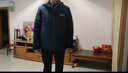Jack Wolfskin狼爪羽絨沖鋒衣男防水鵝絨內膽三合一外套夾克5122251 寶藍色 2XL 曬單實(shí)拍圖
