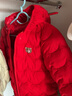 G.duck小黃鴨秋冬兒童輕薄羽絨棉服小童裝嬰幼兒棉衣男女童寶寶棉襖外套 紅色熊 120 cm （建議身高100-110厘米） 曬單實(shí)拍圖
