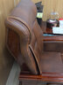 法果老板椅家用皮椅高靠背四腳會(huì )議辦公可躺電腦休閑椅子 P-9028 棕色 曬單實(shí)拍圖