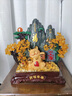 RWTW財(cái)福安泰招財(cái)貓擺件發(fā)財(cái)樹中式客廳玄關(guān)酒柜裝飾品喬遷新居禮物 36cm WM財(cái)福安泰彩繪色 約37*18* 曬單實(shí)拍圖