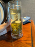 述作高檔雙層隔熱加厚玻璃杯茶杯便攜男矮胖泡茶杯透明水晶女商務(wù)水杯 聽音矮胖杯 310ML 曬單實(shí)拍圖