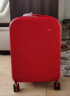 米熙红色拉杆箱子行李箱结婚登机箱男旅行箱包密码箱女20英寸高颜值36 实拍图