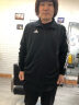 阿迪达斯 （adidas）外套男春季运动休闲立领夹克防风开衫运动服 黑/白（薄款） L  实拍图