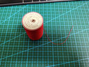 芙拉達(dá)（FULADA） 皮革圓蠟線diy手工縫紉皮具蠟線0.45mm縫皮包手縫線不散股 【紅色】0.45mm一卷（約80米） 曬單實(shí)拍圖