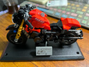 森寶積木雅馬哈本田小型摩托車(chē)機車(chē)模型仿真擺件兒童創(chuàng  )意拼裝玩具生日禮物 701103/紅魂小摩托 曬單實(shí)拍圖