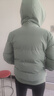 啄木鳥(niǎo) 羽絨棉服女短款2024新款棉衣顯瘦秋冬外套大碼保暖韓版小棉襖女 綠色 M（建議體重80-100斤） 曬單實(shí)拍圖